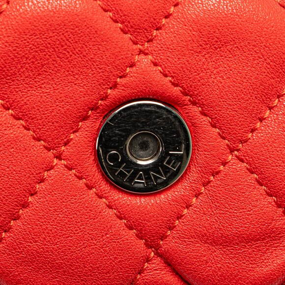 Auth Chanel Large Quilted Lambskin #230519C20B - Picture 10 of 12